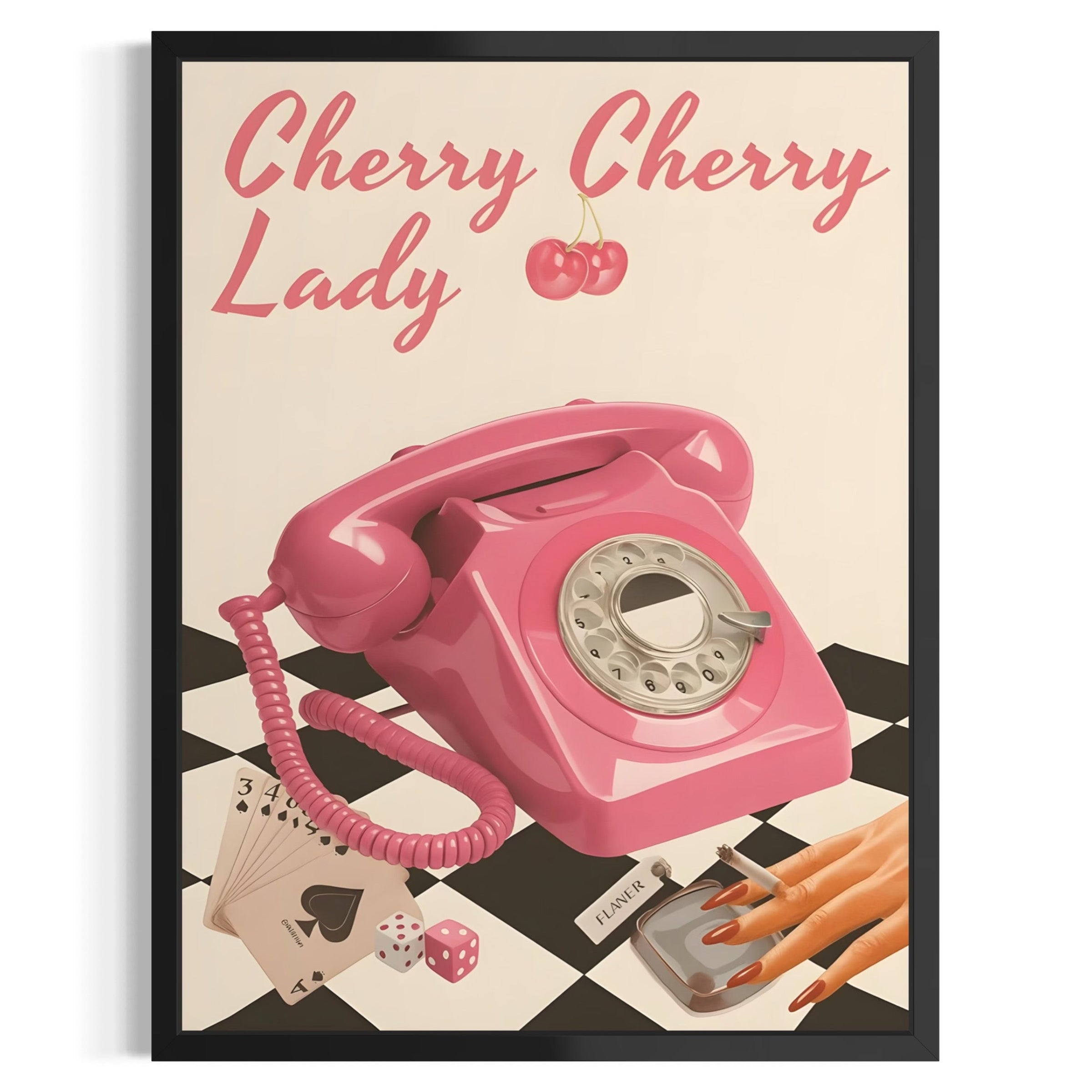 Cherry Lady Frame