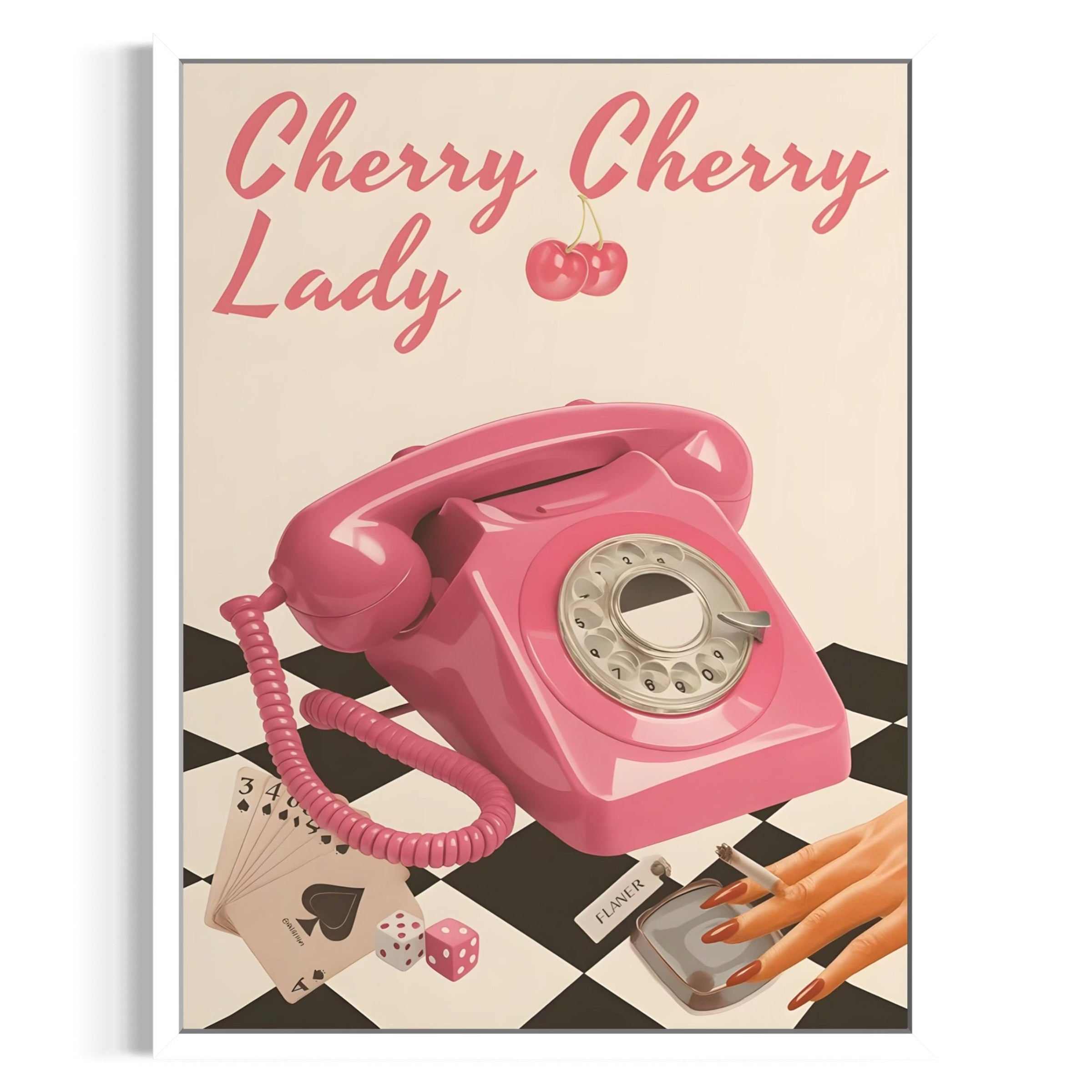 Cherry Lady Frame